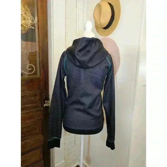 Empyre Technical Outerwear Women's Size S Black and Teal Jacket - Picture 2 of 9